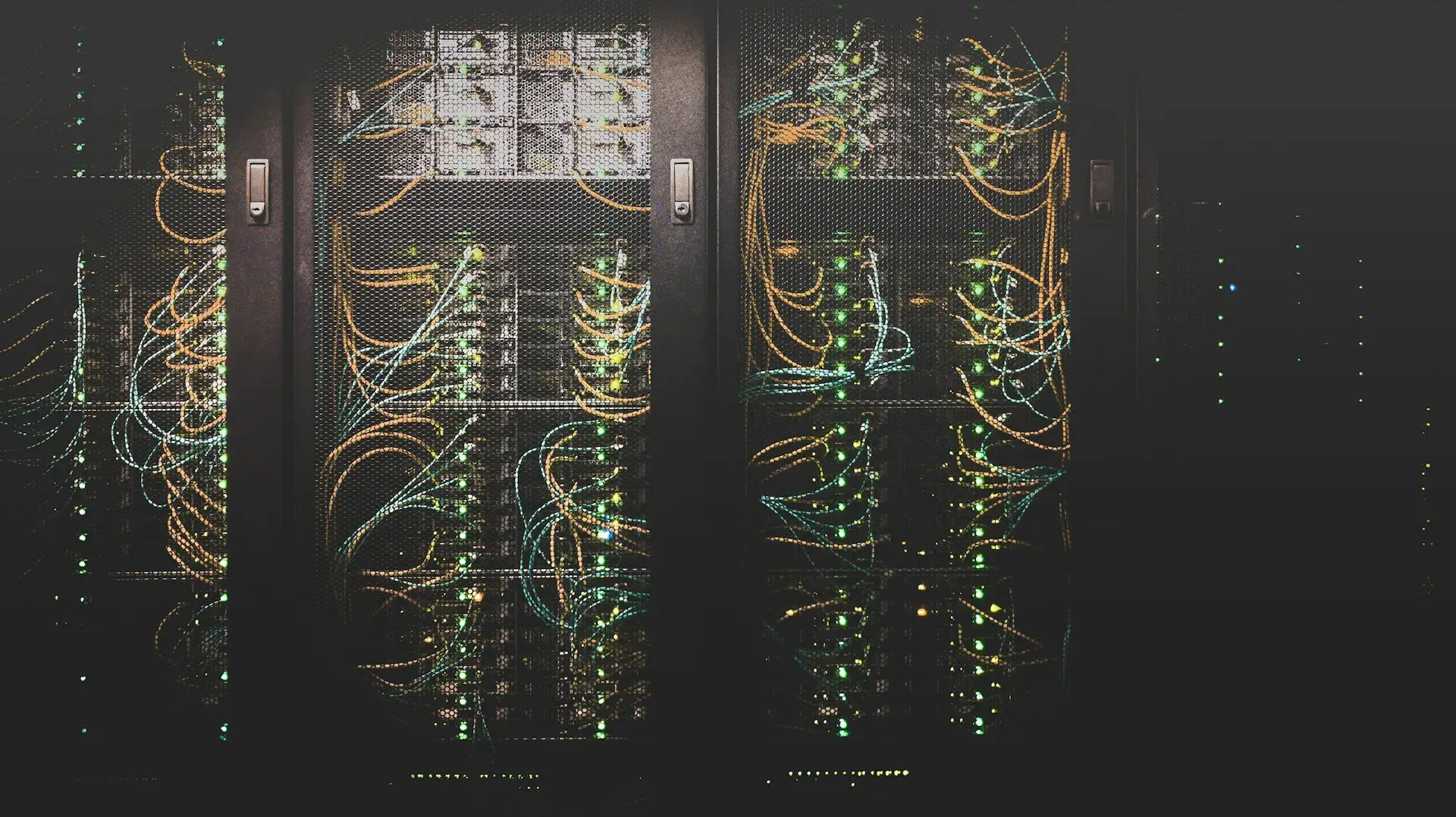Server racks in a data centre